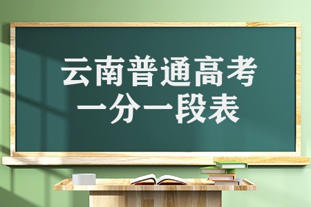 云南省2023年普通高考一分一段表查詢